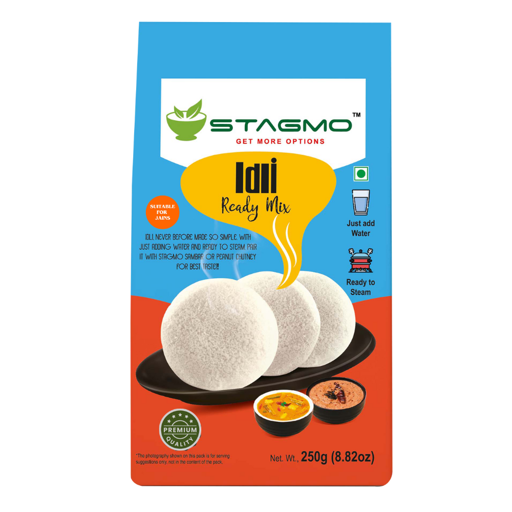 STAGMO SOUTH INDIAN TIFFIN DELIGHT COMBO - Idli, Rava Idli, Rava Dosa, Sambar, Peanut Chutney