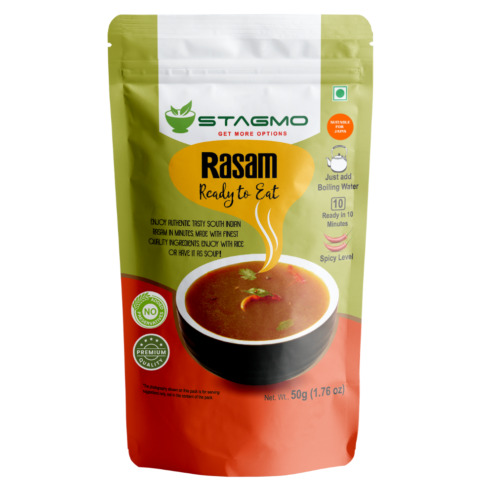 STAGMO RASAM-SAMBAR COMBO -  Idli Podi, Sambar, Rasam, Peanut Chutney