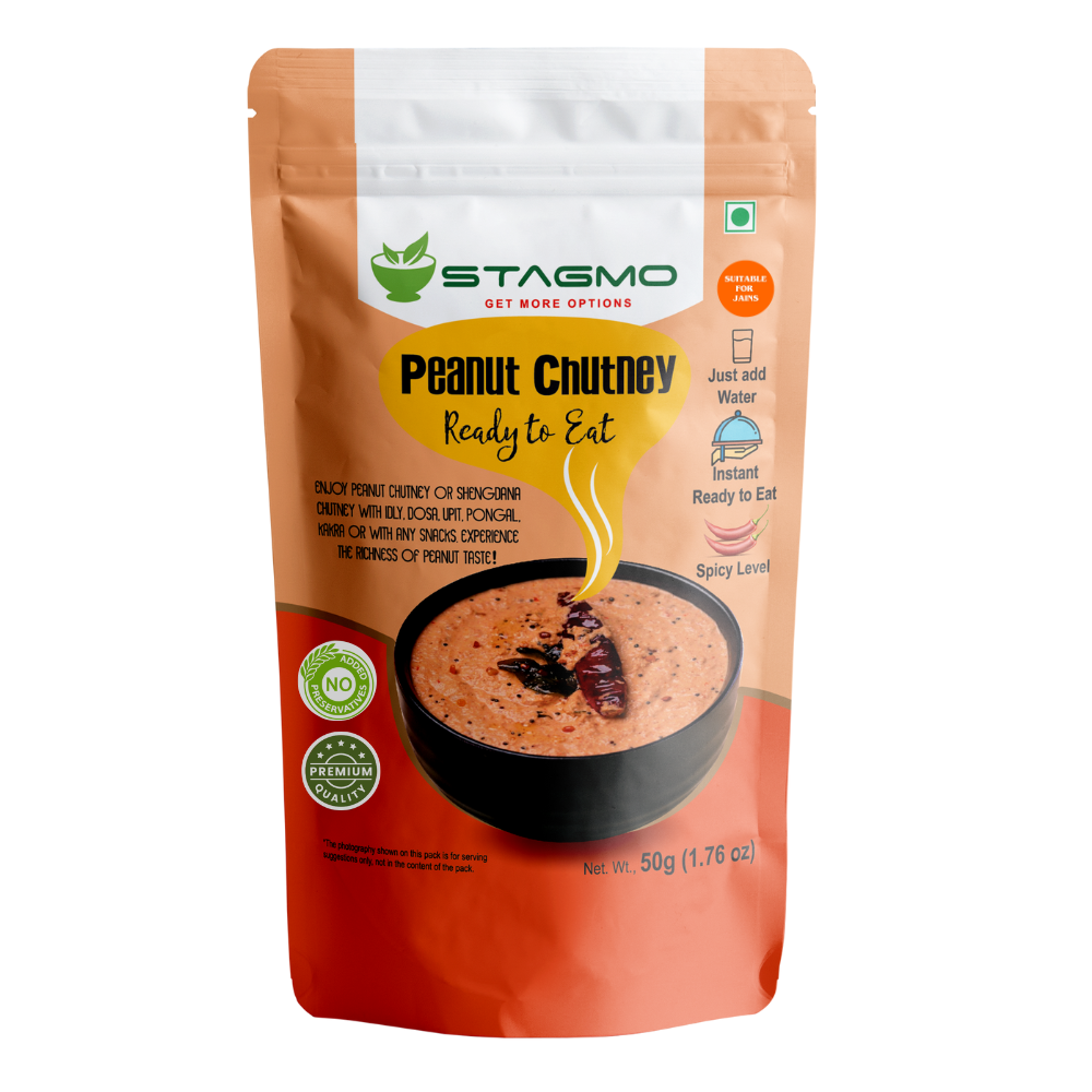 STAGMO RASAM-SAMBAR COMBO -  Idli Podi, Sambar, Rasam, Peanut Chutney