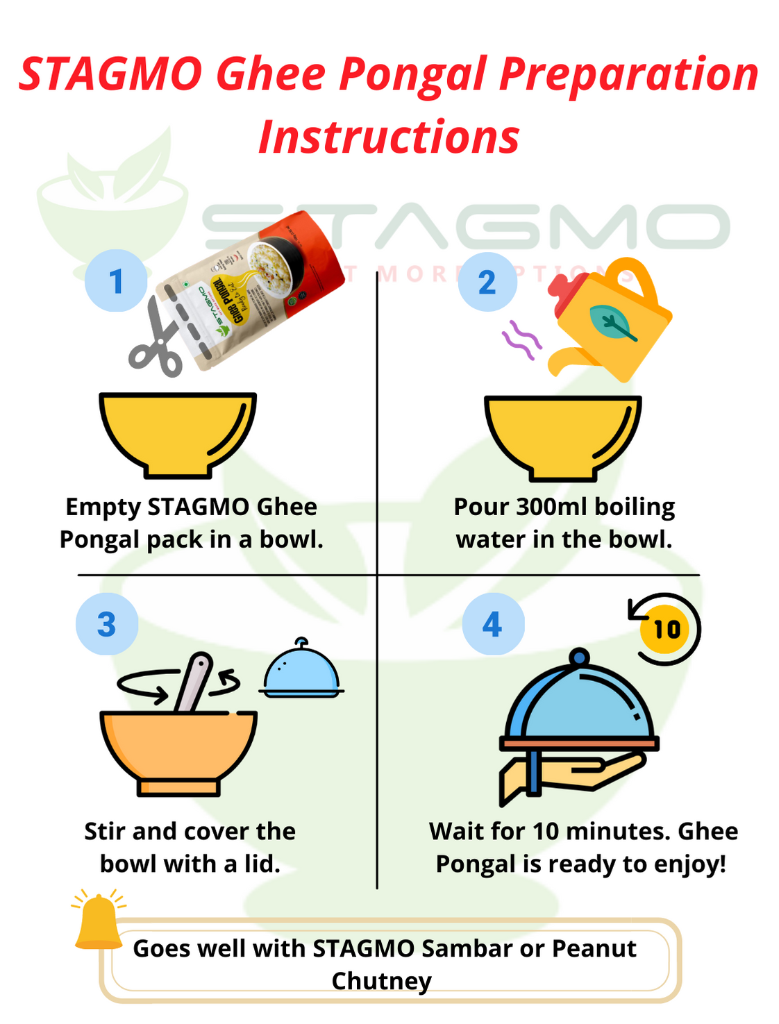 STAGMO Ghee Pongal - 100 grams