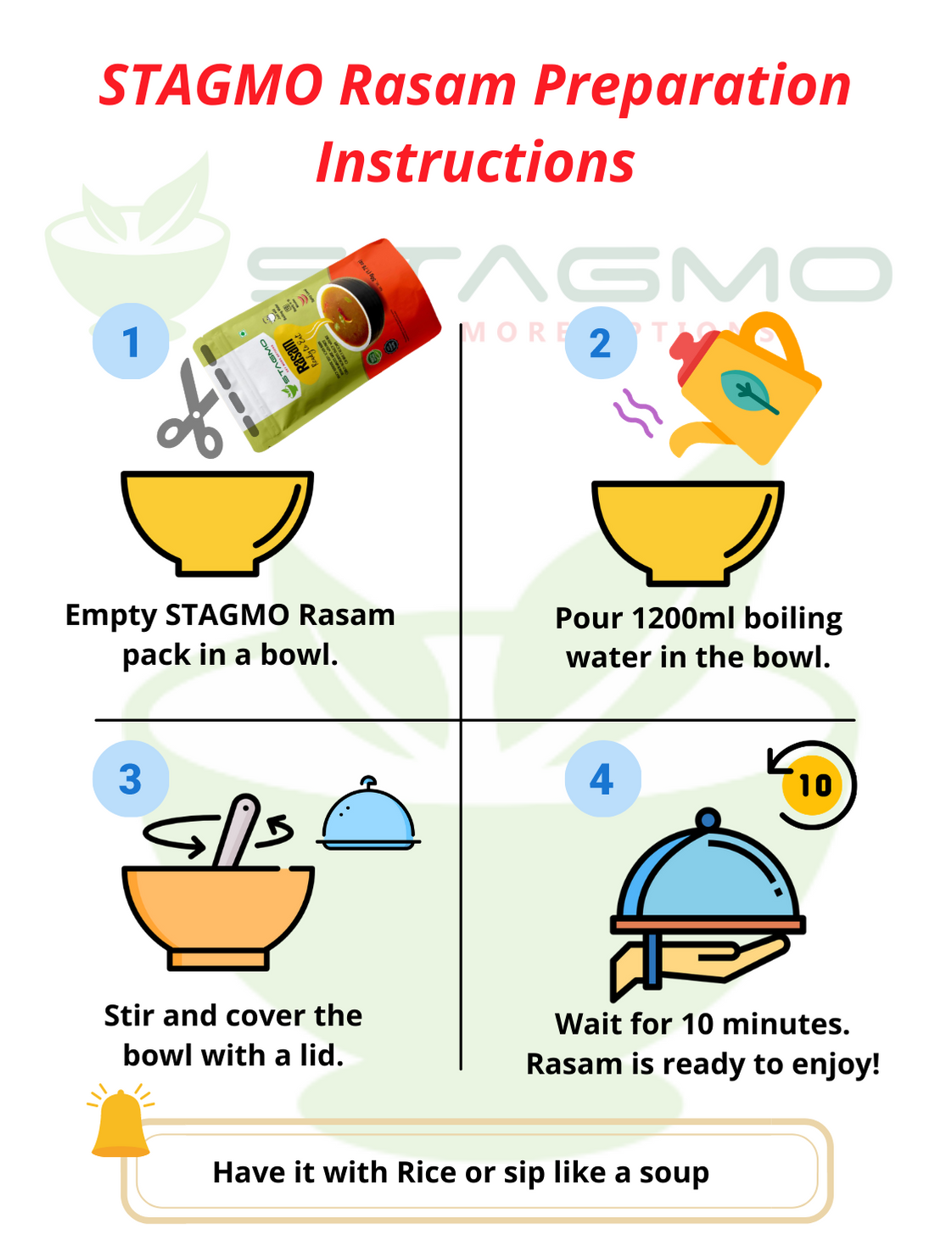 Ano Ang Rasma STAGMO Rasam - 50 grams (JAIN PRODUCT) – Stagmo Foods Pvt Ltd
